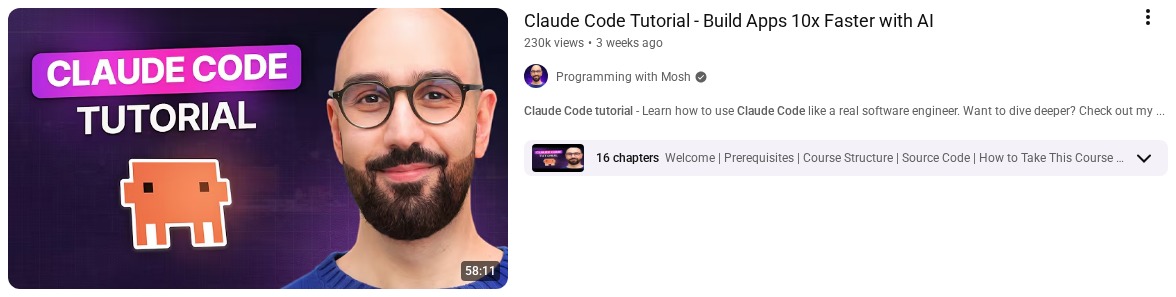 Claude Code Tutorial - Build Apps 10x Faster with AI