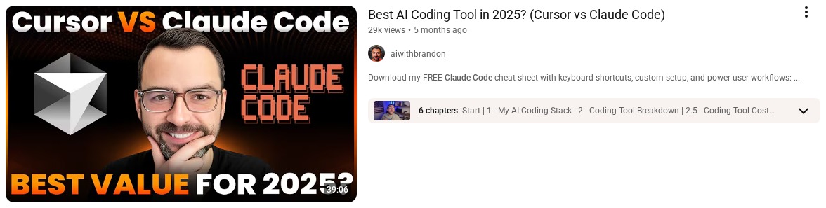 Best AI Coding Tool in 2025? (Cursor vs Claude Code)