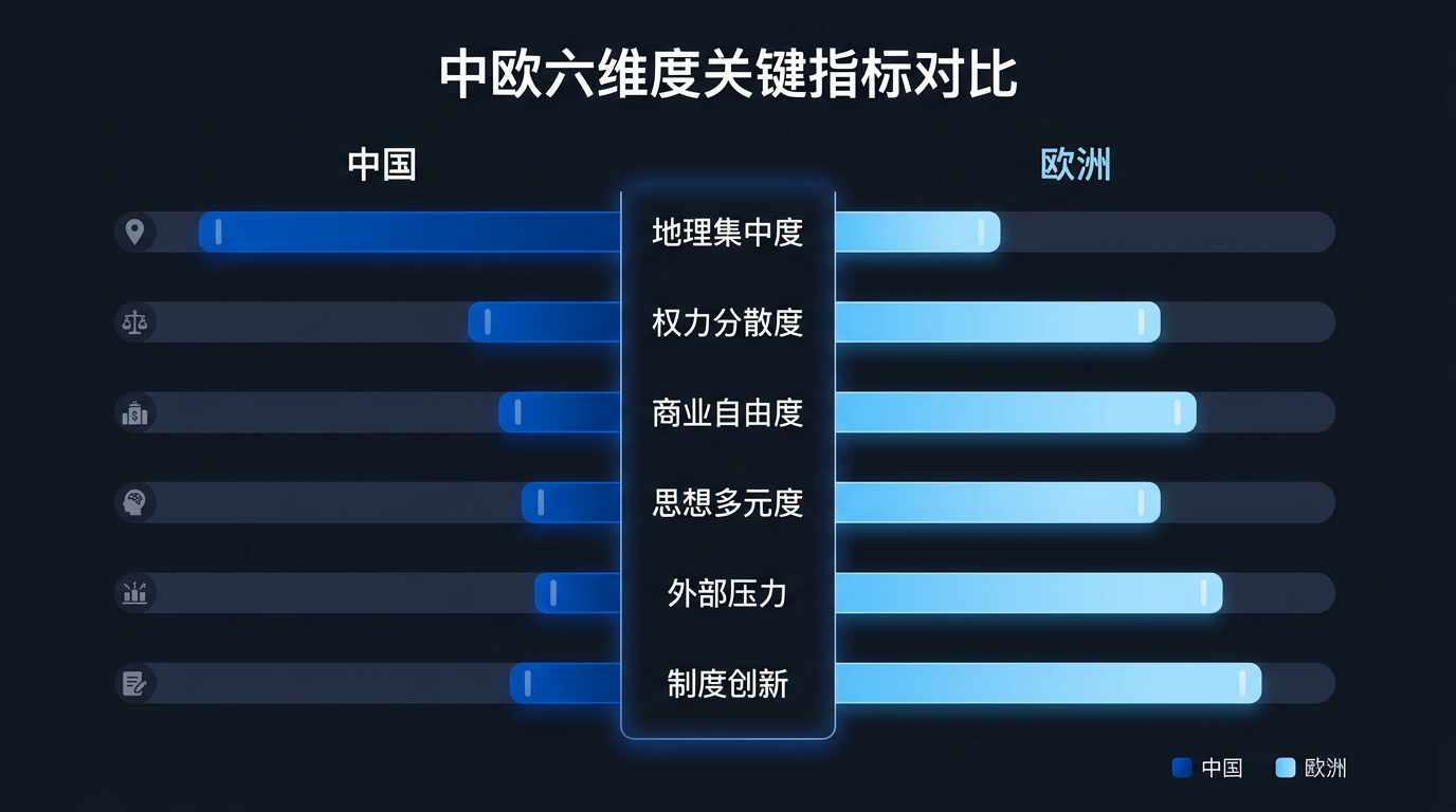 中欧对比柱状图