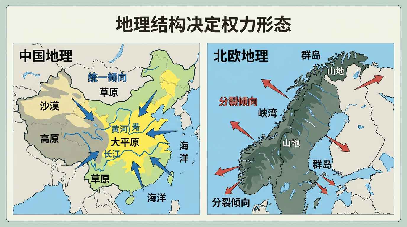 地理结构对比图