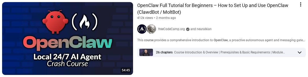OpenClaw Full Tutorial for Beginners – How to Set Up and Use OpenClaw