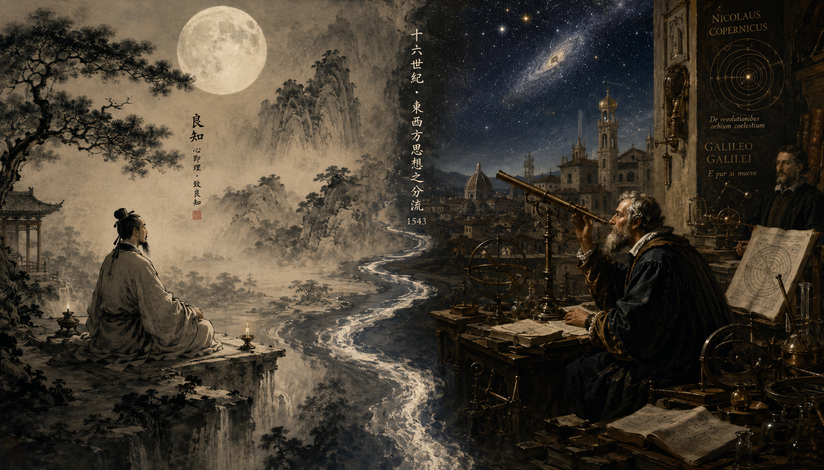 东西方思想分流