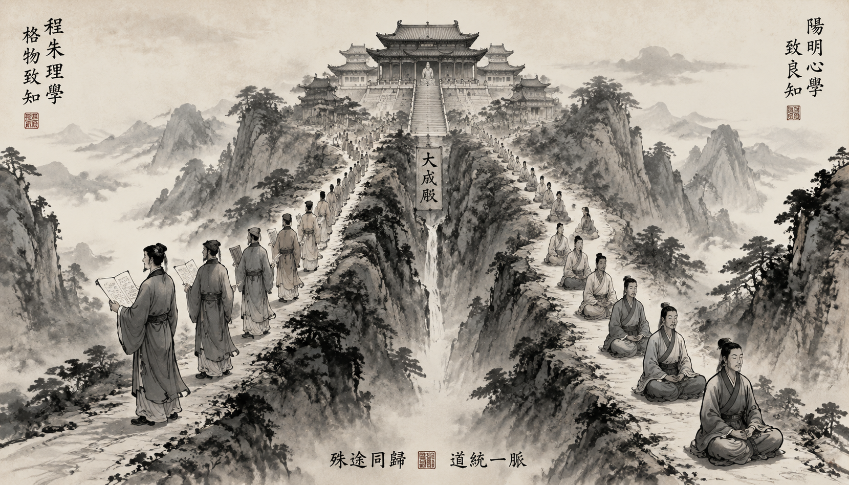 两条路通向同一座庙