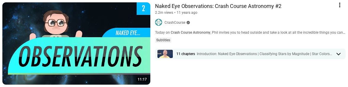 Crash Course Astronomy
