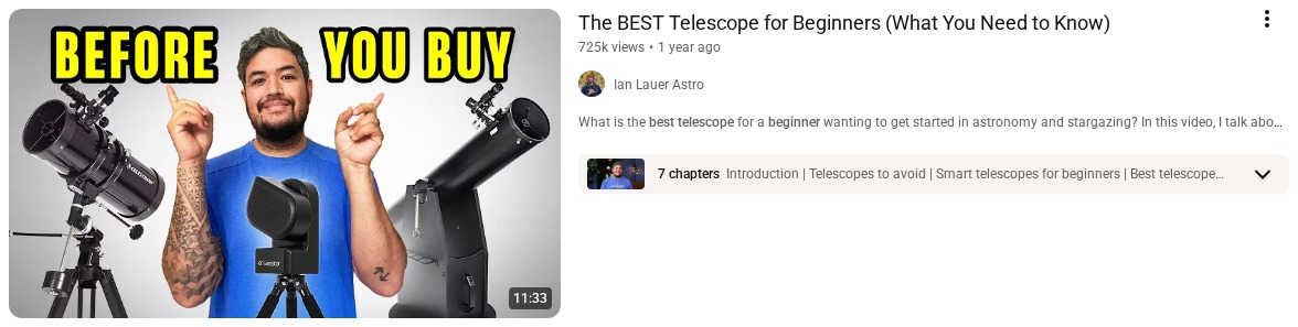 Best Beginner Telescope